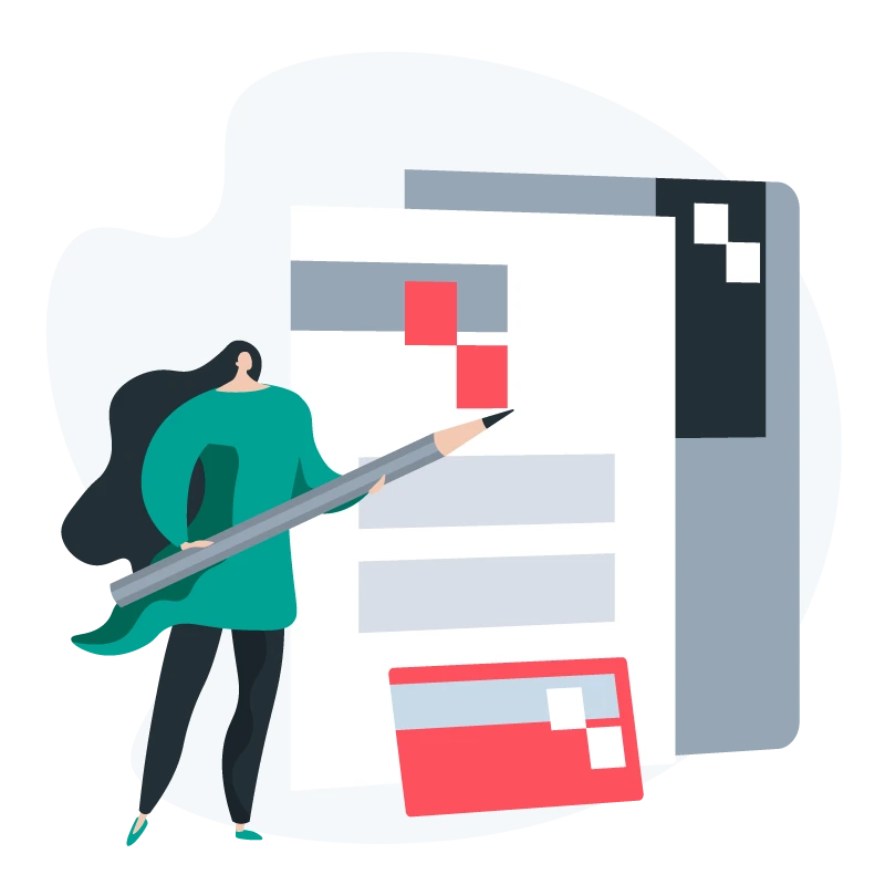 diseño de tarjetas visita