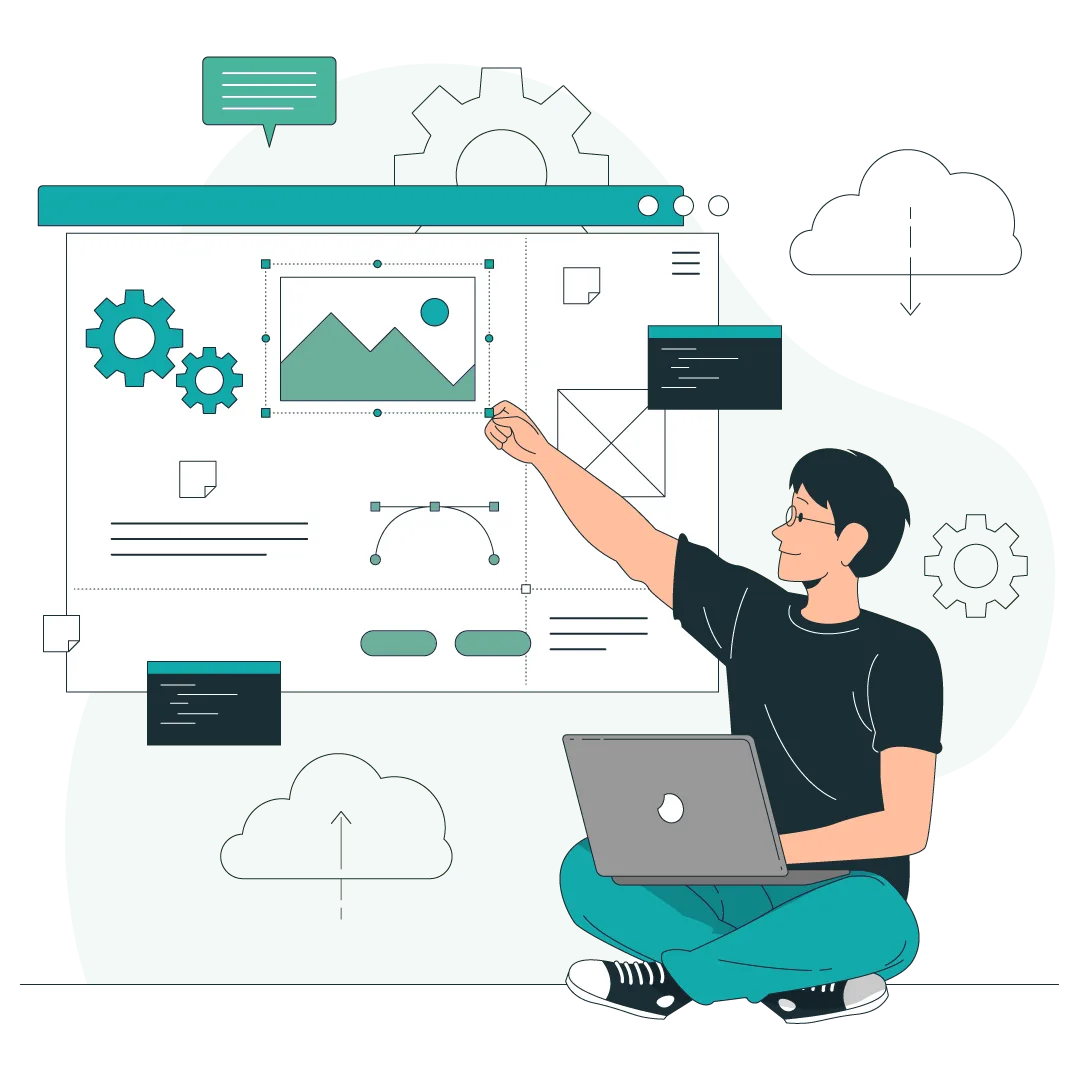 Diseñador web freelance trabajando en la web de un negocio de Rivas-Vaciamadrid