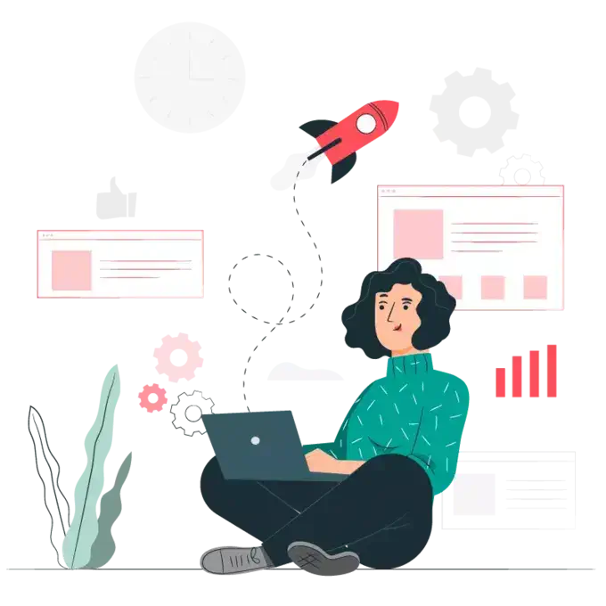 Freelance de marketing digital planificando la estrategia online de un negocio de Fuenlabrada